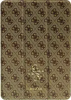 Guess 4G Big Metal Logo - pouzdro pro iPad Pro 11" 2021 (hnědé)