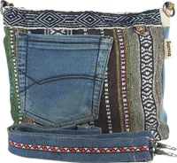 Sunsa Damen Taschen Umhängetasche Schultertasche Handtasche Canvas & Jeans 52371