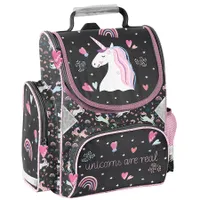 Schulrucksack Mädchen Jungen Teenager Motiv UNICORN Rucksack Tasche PASO EINHORN