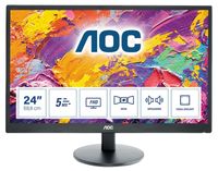 AOC Basic-line M2470SWH - 59,9 cm (23,6 cala) - 1920 x 1080 pikseli - Full HD - LED - 5 ms - Czarny