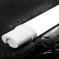 ZMH Feuchtraumleuchte LED Werkstattlampe 120CM 36W Deckenlampe IP65 Wasserfest Leuchtstoffröhre Kellerlampe 4000K  Garage Küche Warenhaus Büro Bad