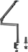 LogiLink Professioneller Mikrofonarm schwarz