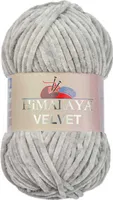 Strickfein Himalaya Dolphin Velvet super Bulky Chenille Garn Wolle strickgarn 100 gr 90057 - mausgrau