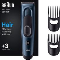 Braun HC5350 Haarschneider 17 Einstellungen Abwaschbar Aufbewahrungstasche blau