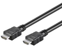 HDMI Kabel High Speed mit Ethernet (Serie 1.4) in schwarz mit Länge 15m – 4k und 3D geeignet