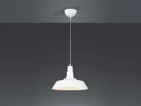 Pendelleuchte Metallschirm weiß Ø 36cm