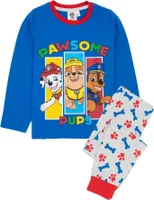 Paw Patrol - Schlafanzug für Kinder  Langärmlig NS6994 (98) (Blau/Grau)