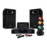 IBIZA DJ-300 Kit de sonorisation DISCO 480W + Jeu de lumière Chenillard JDL032