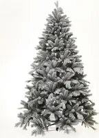 VIVANNO Künstlicher Weihnachtsbaum Premium Nordmanntanne mit Schnee 180 cm hoch 127x190 cm