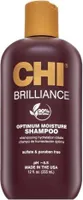 CHI Deep Brilliance Olive & Monoi Optimum Moisture Shampoo Shampoo zur Hydratisierung der Haare 355 ml