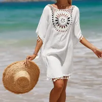 Strandkleid Damen-Badeanzug Strand-Badeanzug Bikini-Vertuschung Urlaubs-Outfits