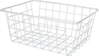 Obstkorb aus Metall, grau, 24 x 18 x 10 cm