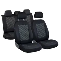 Zakschneider Schwarze Sitzbezüge für SEAT