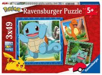 Glumanda, Bisasam i Schiggy Ravensburger 05586