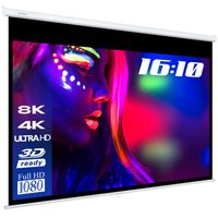 ESMART Professional MIROLO Rollo-Leinwand 215 x 135 cm (100") 16:10 | Heimkino Beamer Projektionsleinwand Rollo Leinwand LCD LED