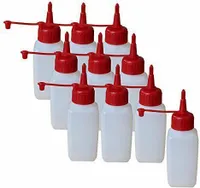50x 100ml plastová fľaša Plastová fľaša HDPE s rozprašovacím uzáverom Tekutiny