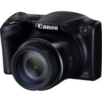 Canon PowerShot SX400 IS, 16 MP, 4608 x 3456 Pixel, CCD, 30x, HD, Schwarz