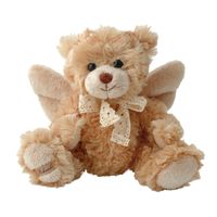 Teddybär Maus Kuscheltier Schutzengel Spruch Geschenk Lieblingsmensch 25cm Neu 
