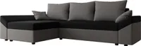 MIRJAN24 Ecksofa Dante L, Eckcouch, Couch mit Bettkasten und Schlaffunktion, L-Form, Wohnzimmer (Farbe: Alova 36 + Alova 04)