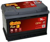 Autobatterie CENTRA 12 V 74 Ah 680 A/EN CB741 L 278mm B 175mm H 190mm NEU