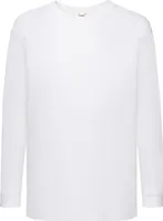Fruit Of The Loom Kinder T-Shirt, langarm BC324 (3-4 Jahre (104)) (Weiß)