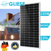 150W solární panel fotovoltaický nabíjecí panel monokrystalický solární modul pro domácnost, balkonovou elektrárnu, zahradu, obytný automobil