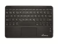 MediaRange Tastatur Wireless 64 Tasten Touchpad DE schwarz