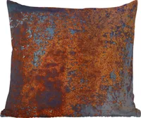 MuchoWow® Outdoor Kissen - Rost - Blau - Schwarz - 60x60 cm - Wetterfest - Lounge Kissen - Dekoration - Schlaf Kissen