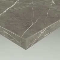 Tischplatte Zuschnitt nach Maß Beschichtete in 19mm Stärke - Strukturdekor Marmor Dunkel Grau  120 x 70 cm