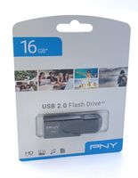 PNY Attaché 4 2.0 16GB - 16 GB - USB Typ-A - 2.0 - 25 MB/s - Kappe - Schwarz