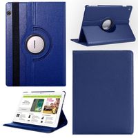 Schutzhülle Kunstleder 360 Grad Tasche für verschiedene Apple iPad, Farbe:Blau, Apple:iPad Air 2 2014