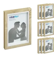 relaxdays 10er Set Bilderrahmen 10x15
