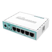 Mikrotik RB750GR3 kabelový router Gigabit Ethernet Turquoise, White