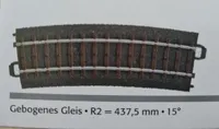 Märklin 24215, zakrivené koľajisko C, Märklin