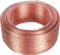 Lautsprecher Audio Hifi Kabel - 50m  - Zwilingslitze CCA 2x1,5 mm²