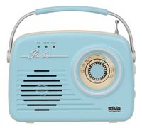 SILVA SCHNEIDER Radio 20W FM USB SD-Speicherkarte blau MONO 1965 BLAU