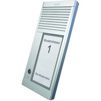 AGFEO DoorSpeak 1, Verkabelt, IP33, Aluminium, Aluminium, Wand, 115 mm