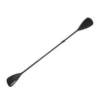 AREBOS 2-w-1 Doppelpaddel & Einzelpaddel | SUP Hilfspaddel | Kanu Stechpaddel | Kayak | Ausziehbar 156-215cm Aluminium