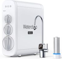 Waterdrop Umkehrosmoseanlage, 800 GPD, TDS-Reduktion, Keine Verkalkten Küchengeräte mehr, 3:1 Pure-to-Drain, RO ohne Tank