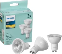 Philips LED Strahler GU10 WW 3er Set 50W 2700K