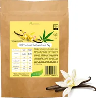 SANSEI Protein Pudding Hanf Vanille 30g Ohne Zucker, Proteinreich, Glutenfrei, Ballaststoffe