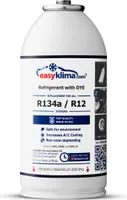 EasyKlima chladivo R134A s detektorem úniku náhradní plyn pro automobily od roku 1995 do roku 2016