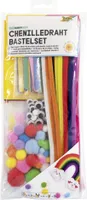 folia Chenilledraht Bastelset RAINBOW 212-teilig