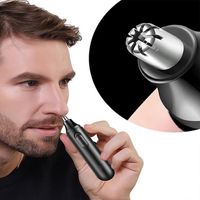 Nasenhaarschneider Wiederaufladbar Ohr Und Nase Haar Trimmer USB Elektrisch Wasserdicht Augenbraue Gesichtsbehaarung Entfernung Nasenpflege Gerät Für Männer