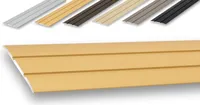 (8,80EUR/m) Übergangsprofil 38 x 1000 mm goldfarben selbstklebend flach Nahtdeckprofil Dehnungsfugenprofil Abdeckleiste