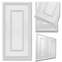 DECCART | Kasetony sufitowe 3D | Panele ścienne | Rama biała | 100x50cm | 0,5m²