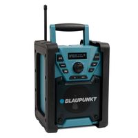 Blaupunkt BSR 200 DAB+ Baustellenradio mit Akku – Tragbares Radio mit Bluetooth robust (AUX-IN, 5 Watt RMS, Schutzklasse IPX5)