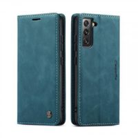 Handy Hülle für Samsung Galaxy S22 Klapphülle Bookcase Flip Cover Handy Tasche Etui Farbe: Türkis