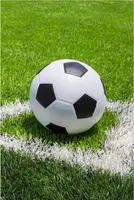 Futbal Fleece prehoz na posteľ Futbal Čierna Biela Futbalové ihrisko 100 x 150 cm 100% Polyester