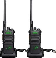 Retevis RT86 Walkie Talkie, profesionální vysílačka s dlouhým dosahem, 2600 mAh, obrazovka, robustní, nouzový alarm, dobíjecí, vysoký výkon 2 kusy